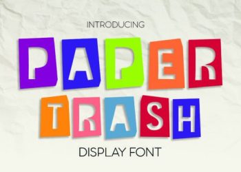 Paper Trash Font