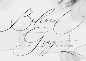 Beloved Gray Font