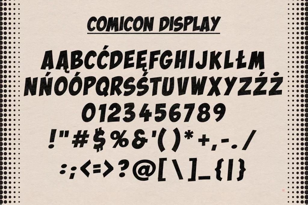 Comicon Font 1 - Free Font Download