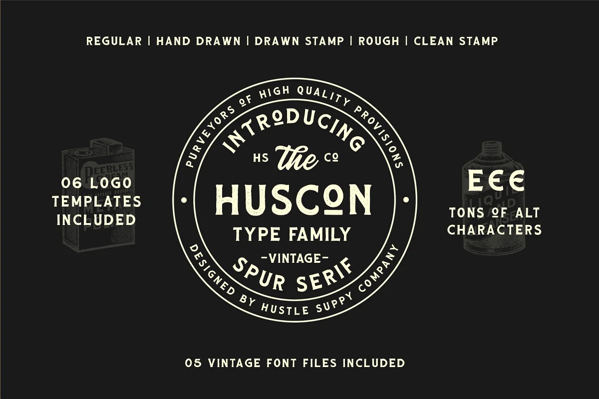 Huscon Font
