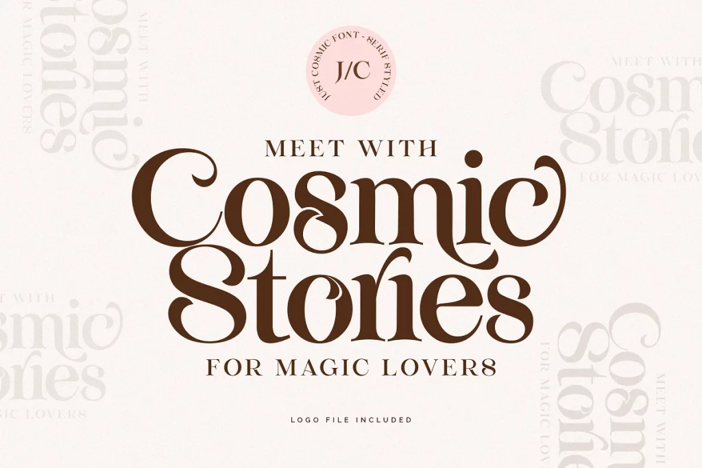 Just Cosmic Font 1 - Free Font Download