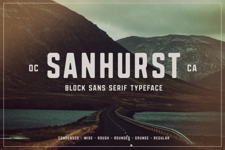 Sanhurst Font