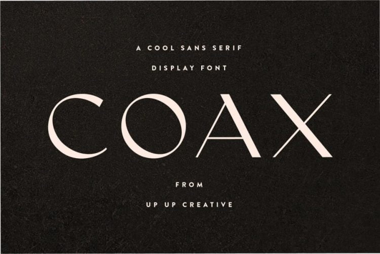 Coax Font