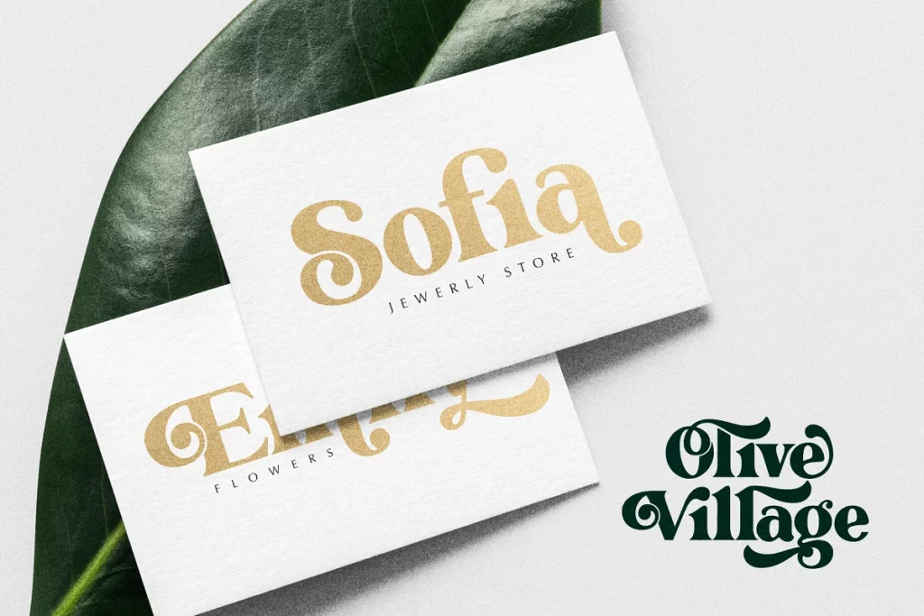 Olive Village Font 3 - Free Font Download