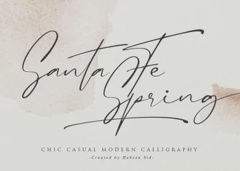 Santa Fe Spring Font