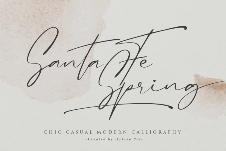 Santa Fe Spring Font