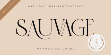 Sauvage Font