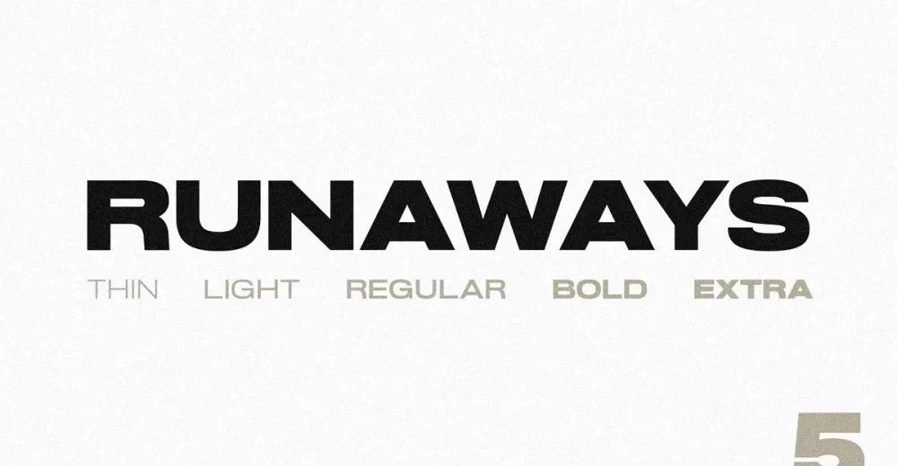 Runaways Font