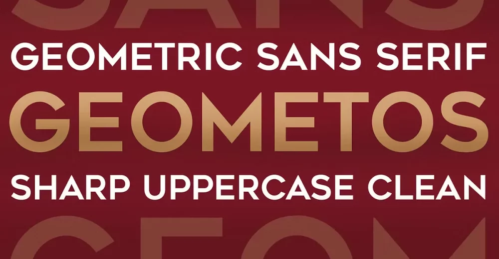 Geometos Font