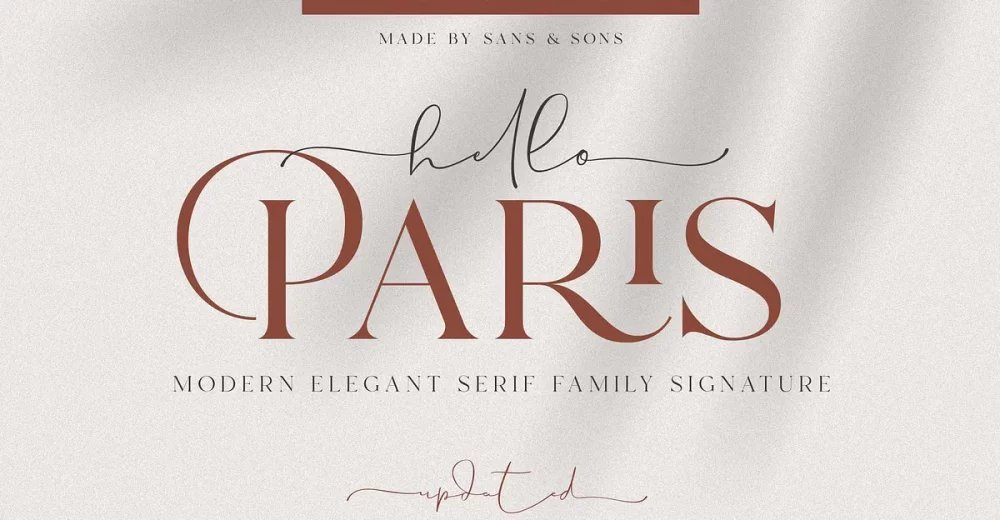 Hello Paris Font