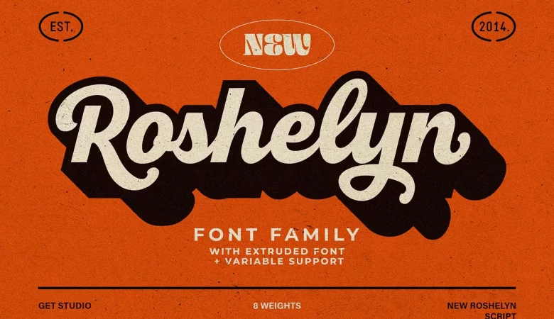 New Roshelyn Font