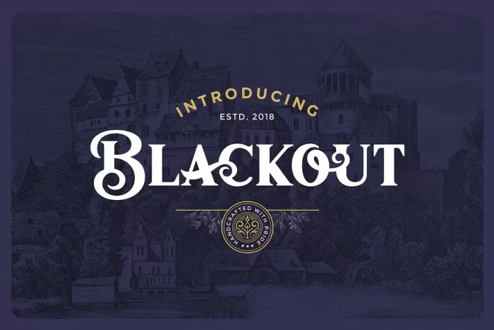 Blackout Font