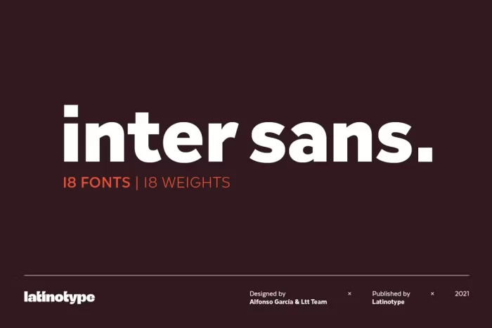 Inter Sans Font Free Download Inter Sans Font