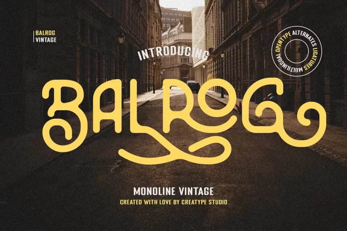 Balrog Font