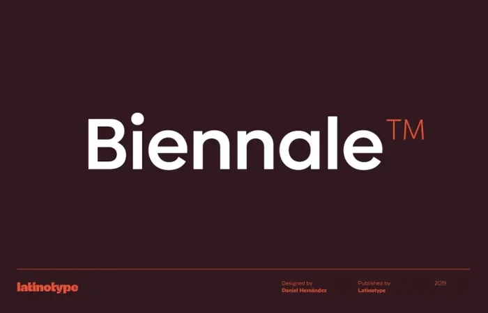 Biennale Font