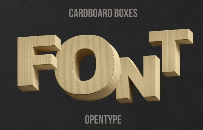 Cardboard Boxes Font