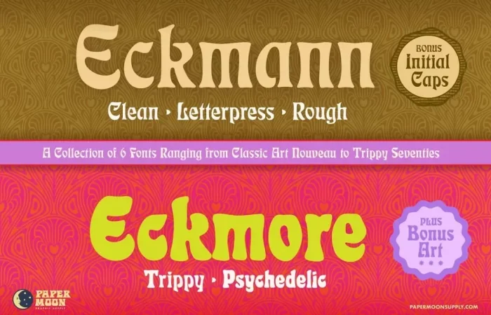 Eckmann and Eckmore Font