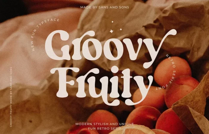 Groovy Fruity Font