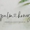 Palm Honey Font