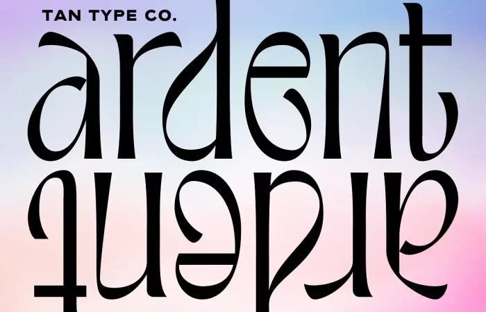 Tan Ardent Font