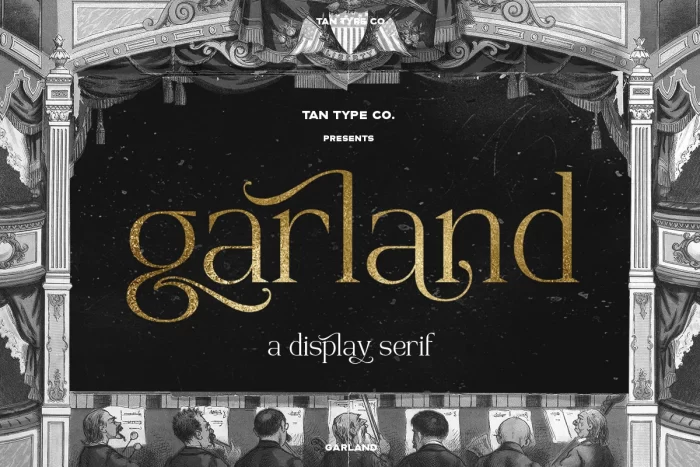 Tan Garland Font