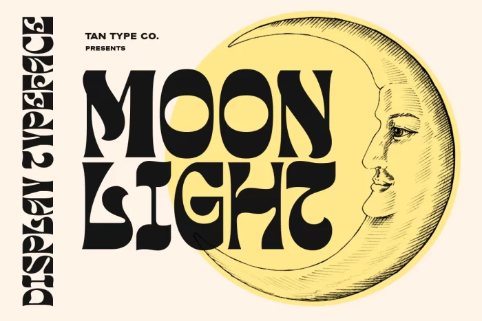 Tan Moonlight Font