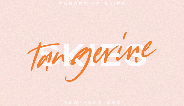 Tangerine Skies Font