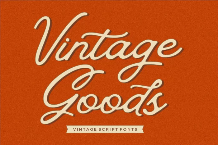 Vintage Goods Font