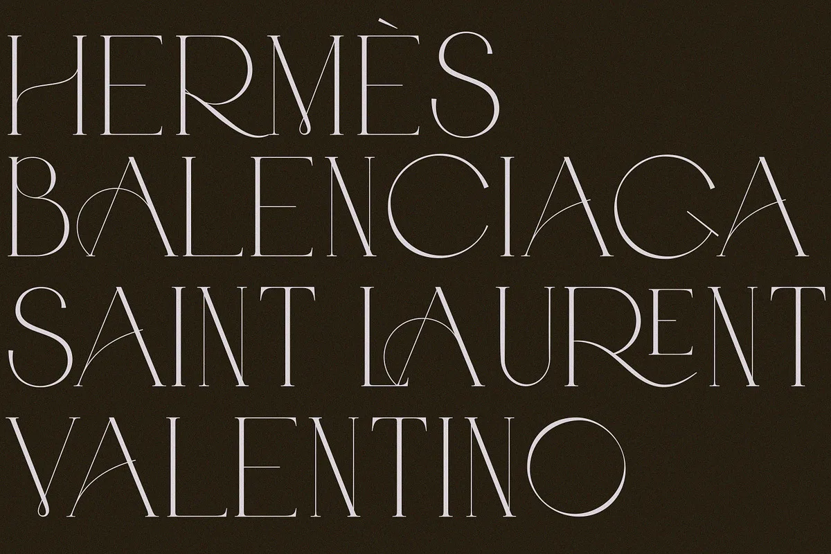 Abramo font used in a design mockup