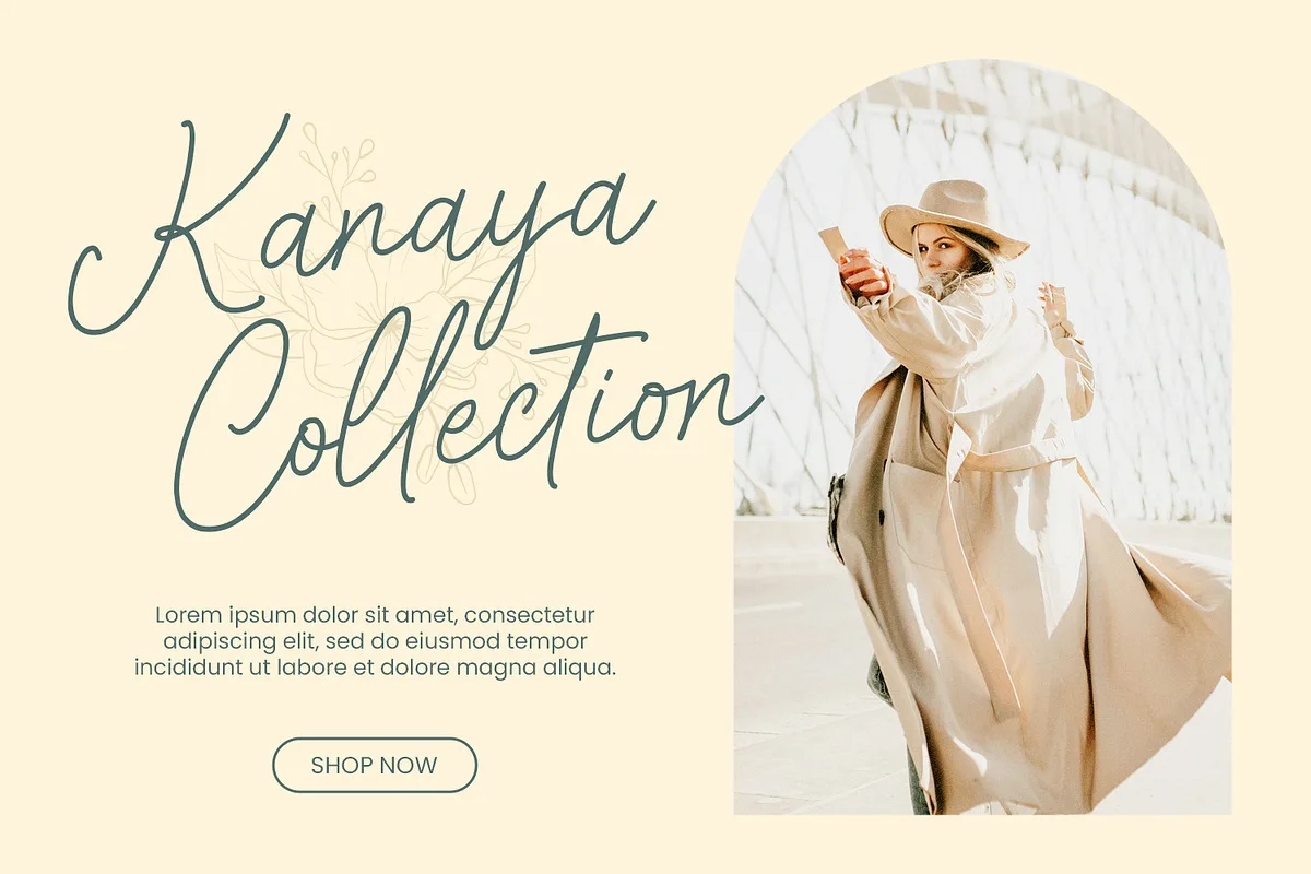 Amirallia Font Amirallia font style preview