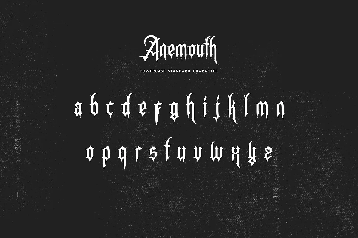 Anemouth Font Anemouth font preview — sample text