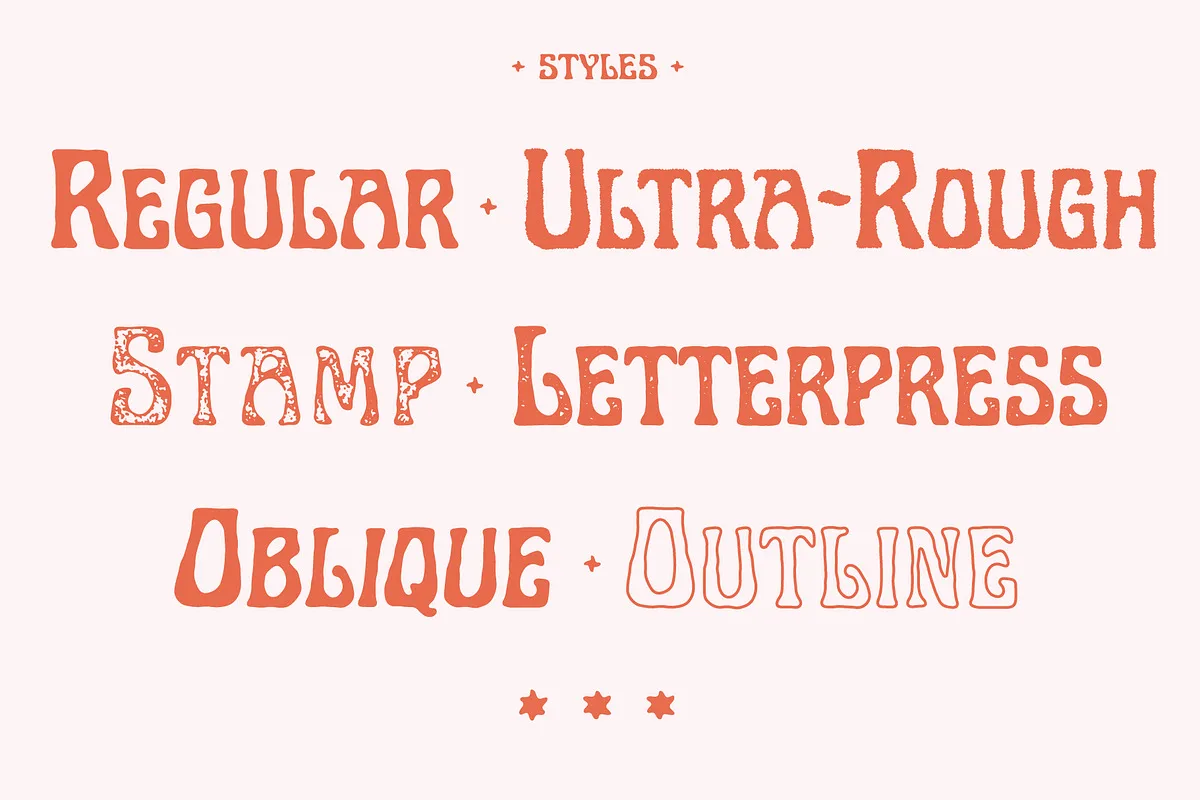 Art Nuvo font style preview