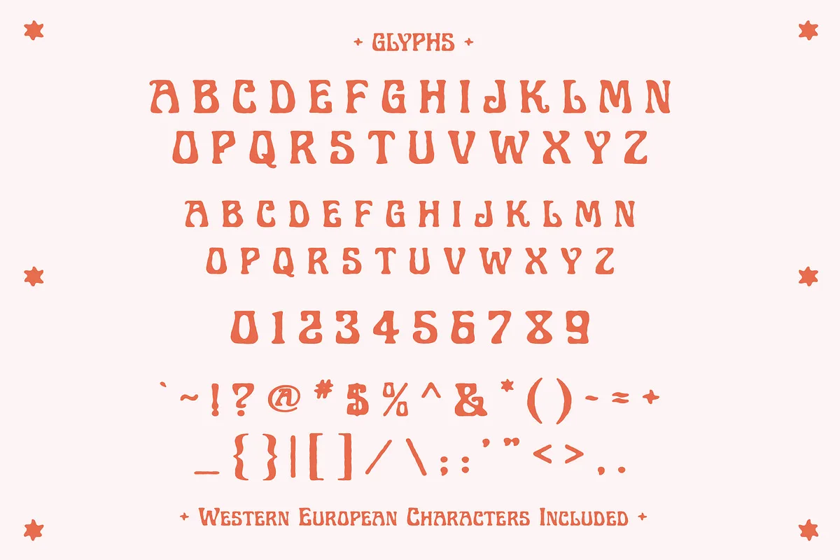 Art Nuvo font used in a design mockup