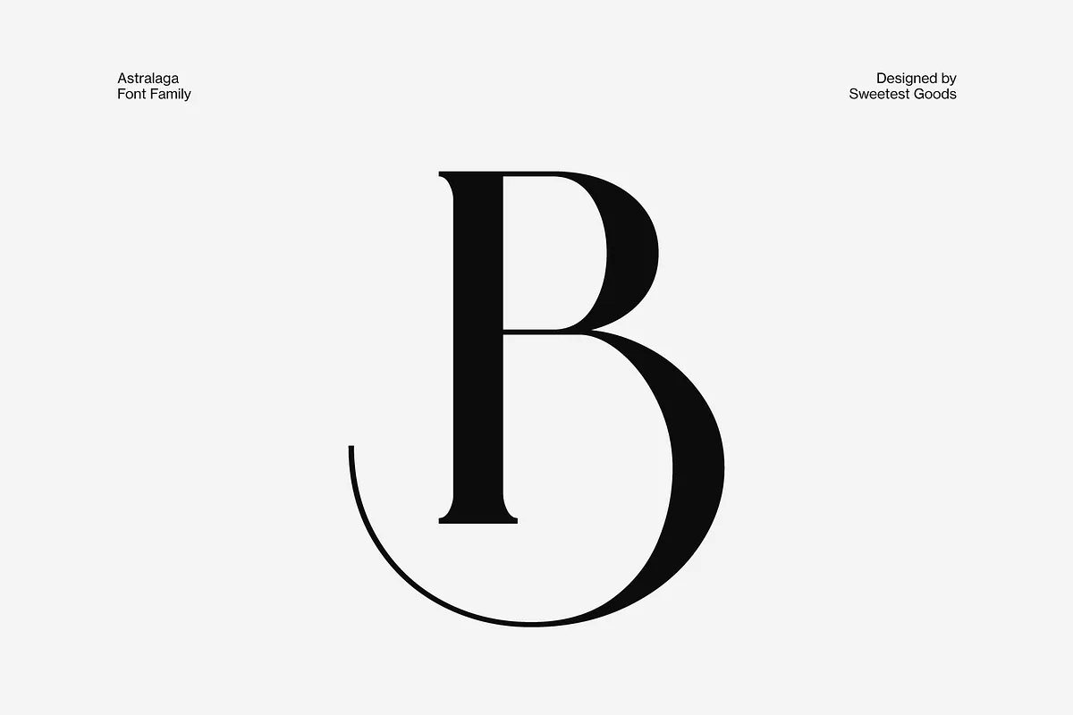 Astralaga font preview — sample text