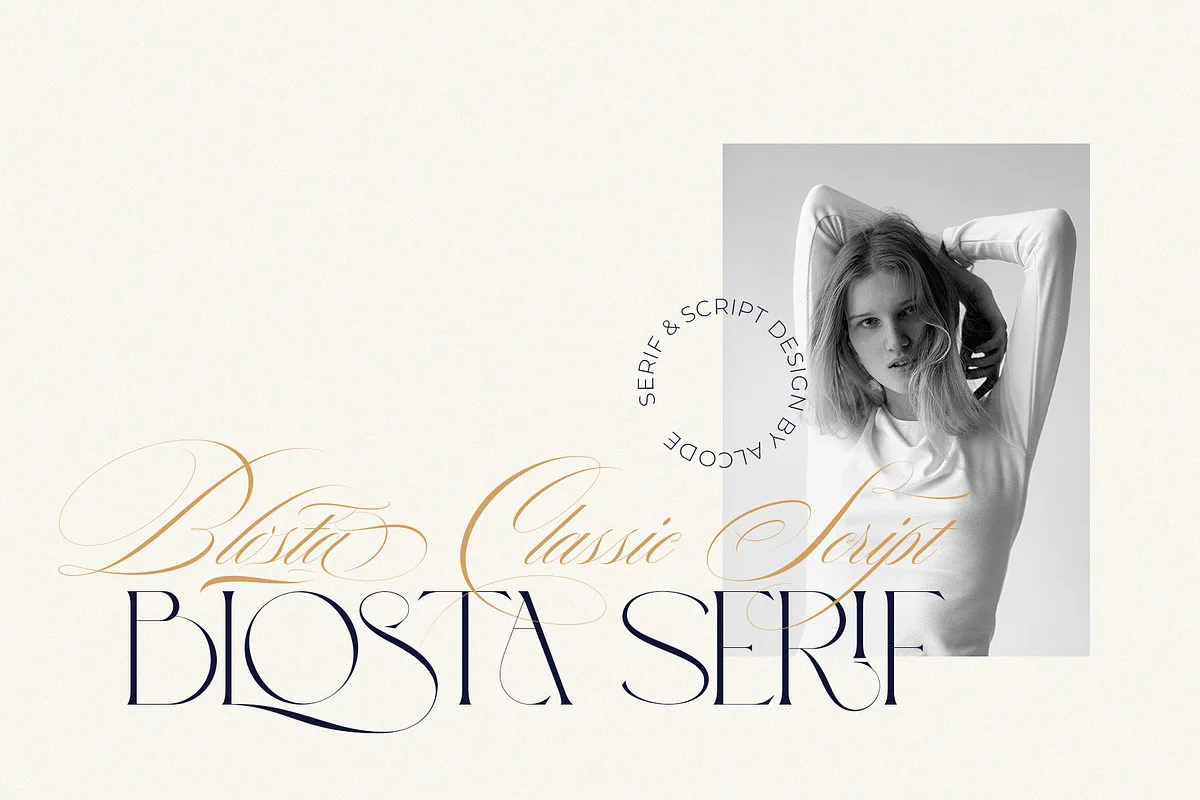 Blosta font preview — sample text