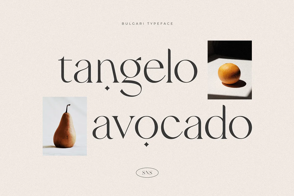 Bulgari Font Bulgari font used in a design mockup