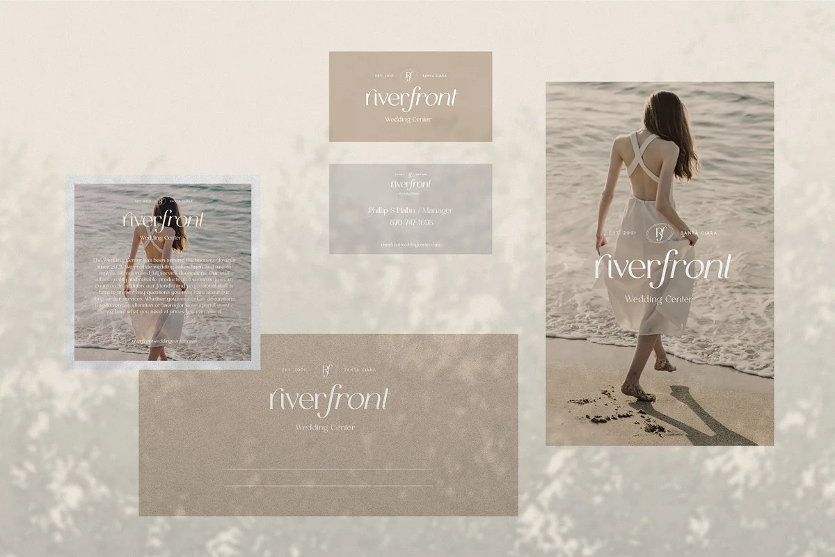 Celine font used in a design mockup