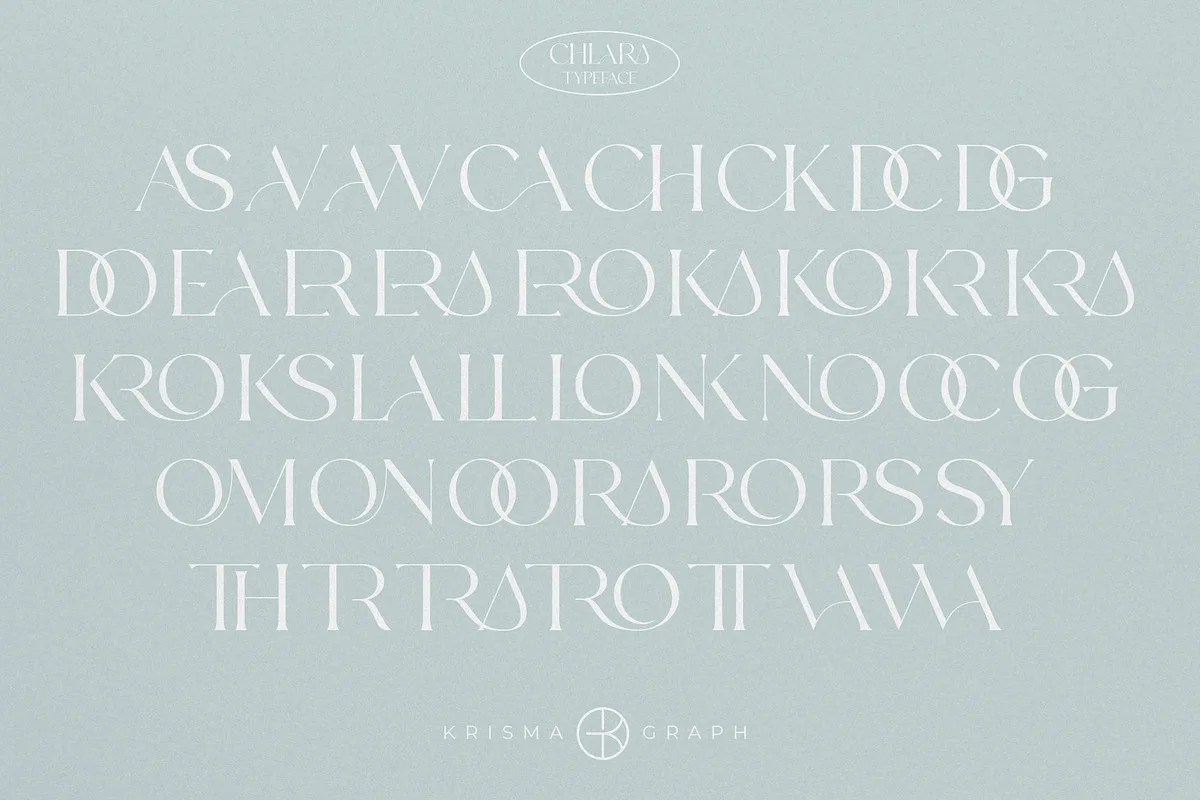 Chlara Font Chlara font preview — sample text