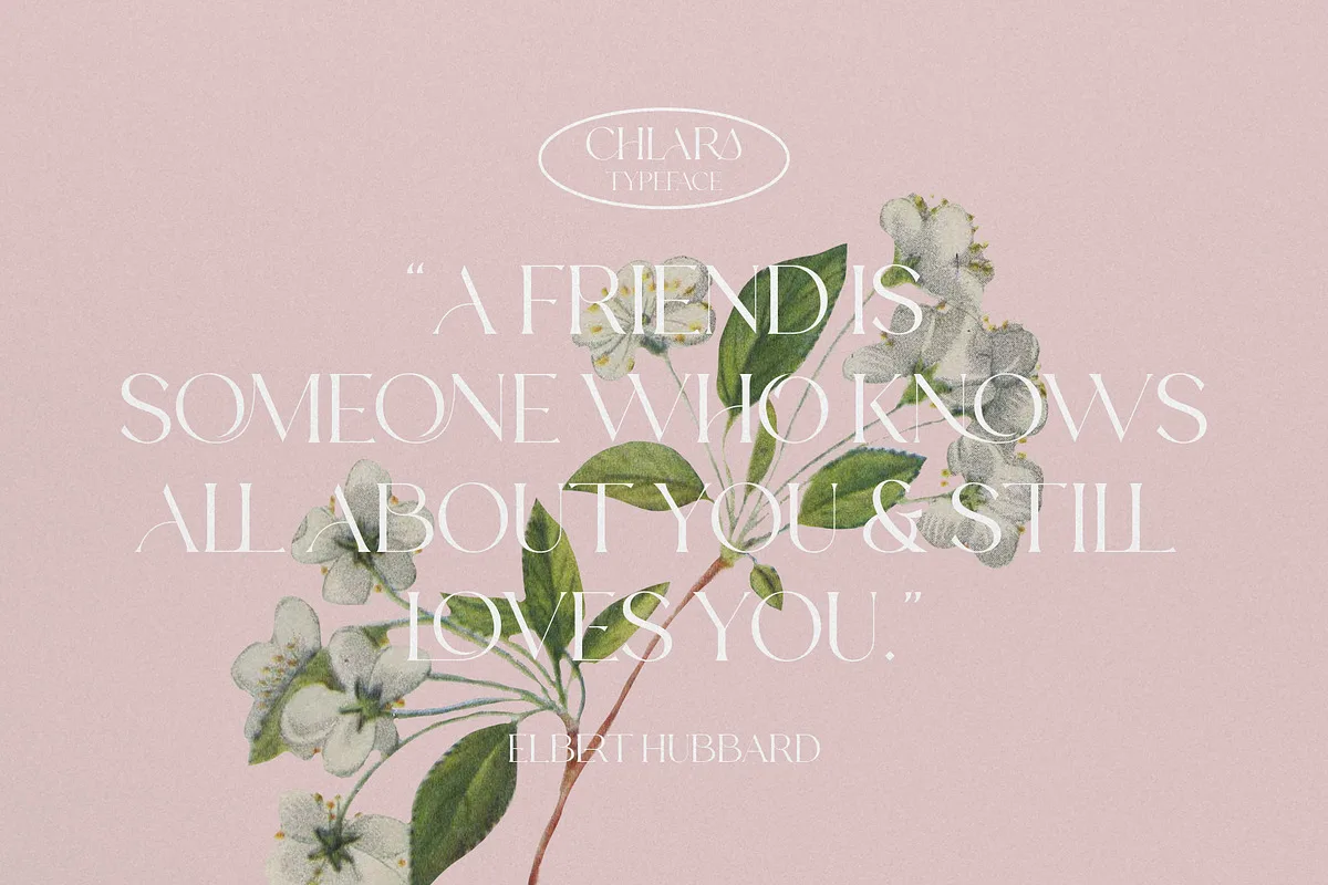 Chlara Font Chlara font style preview