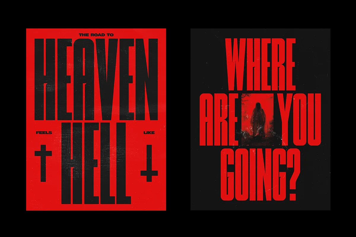 Dethrone font alphabet, numbers and glyphs
