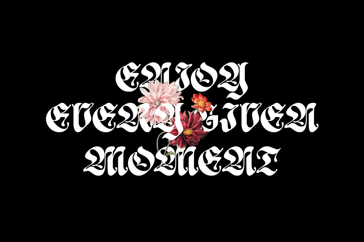 ED Lacour font style preview