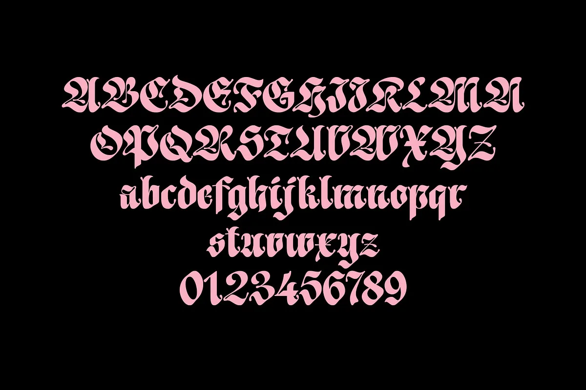 ED Lacour font used in a design mockup