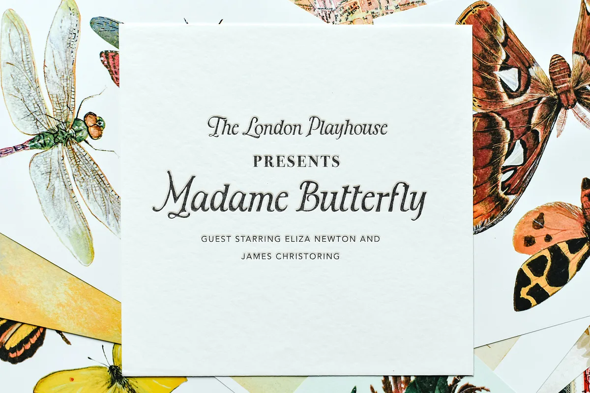 Fairytale Serif font used in a design mockup