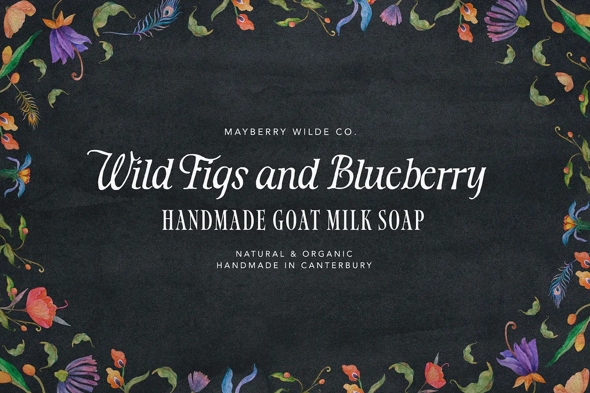 Fairytale Serif font detail preview