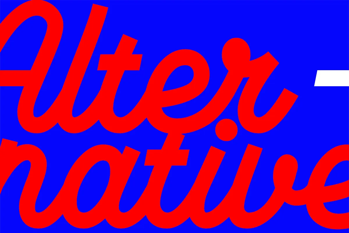 Geraldica font alphabet, numbers and glyphs
