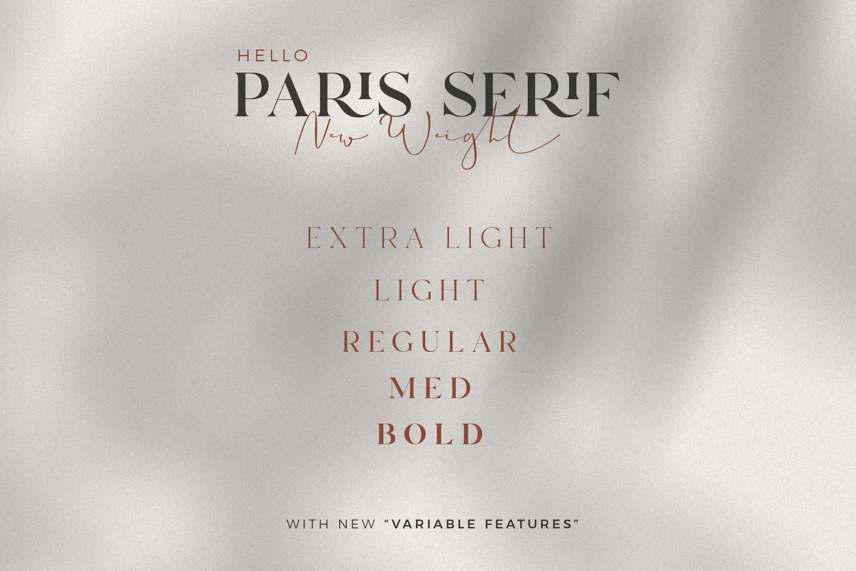 Hello Paris Font Hello Paris font used in a design mockup