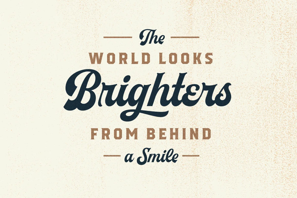 Herchey font style preview