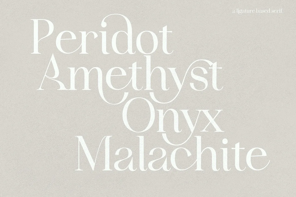 Idealist Serif font preview — sample text