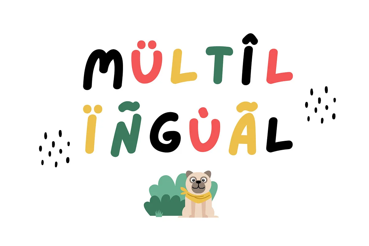 Lazydog Font Lazydog font alphabet, numbers and glyphs
