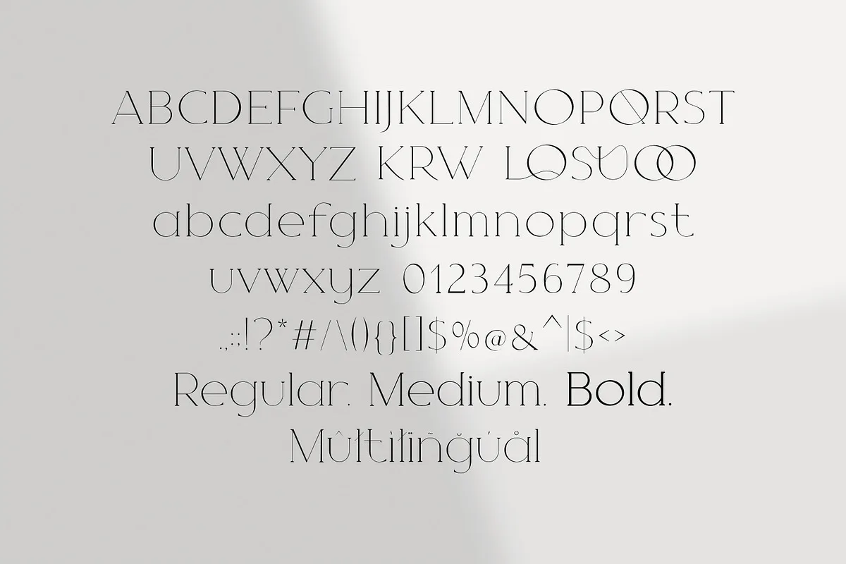Magnolia font preview — sample text